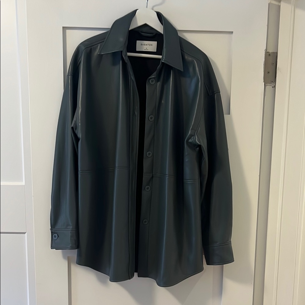 NWOT Aritzia Vegan Leather Shacket